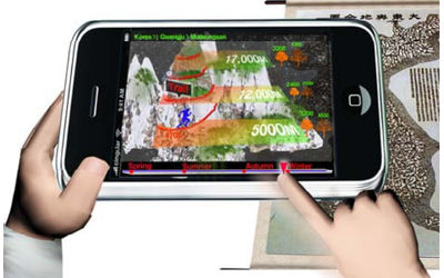 mARGraphy: Mobile AR-based Dynamic Information Visualization Representative